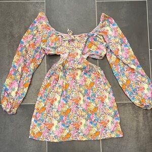 Wild Fable Floral Cut Out dress